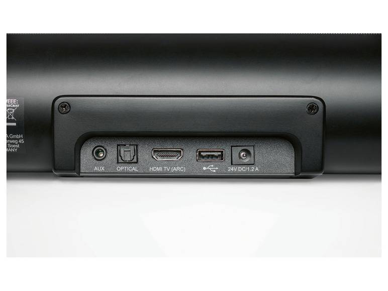 SILVERCREST® Soundbar Stereo 2.0 »SSB 30 B1«, 2x 15 W RMS Auslauf