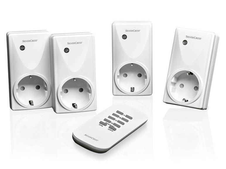 SILVERCREST® Funksteckdosen-Set, mit Fernbedienung, 5-/ 3-teilig Auslauf