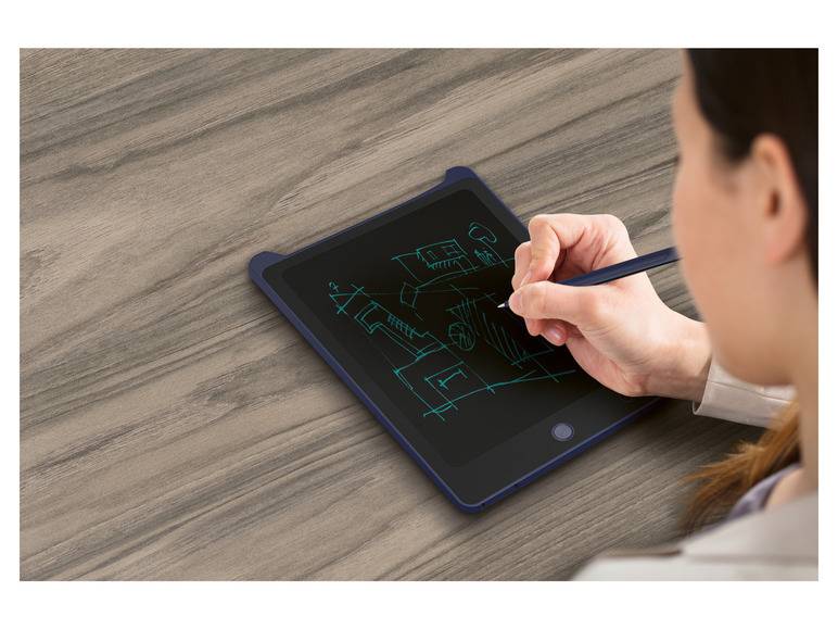 SILVERCREST® LCD-Schreibtafel, 8,5", mit Bildschirmsperre Günstiger Verkauf