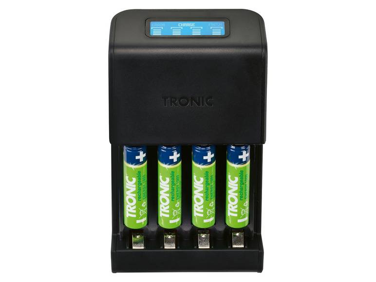 TRONIC® Akku Ladegerät mit LCD Ladeanzeige Meist gekauft