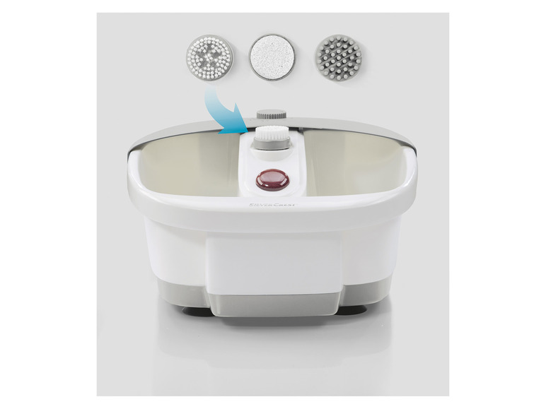 SILVERCREST® PERSONAL CARE Fußsprudelbad, »SFB 80 A2« 3 Pediküre-Aufsätze Hotsell