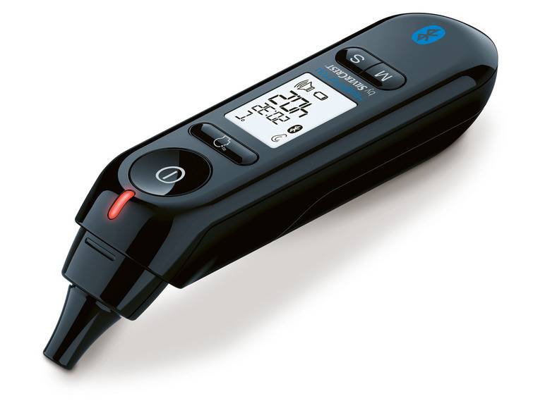 SILVERCREST® PERSONAL CARE Multifunktionsthermometer SFT 81, mit App Fabrikverkauf