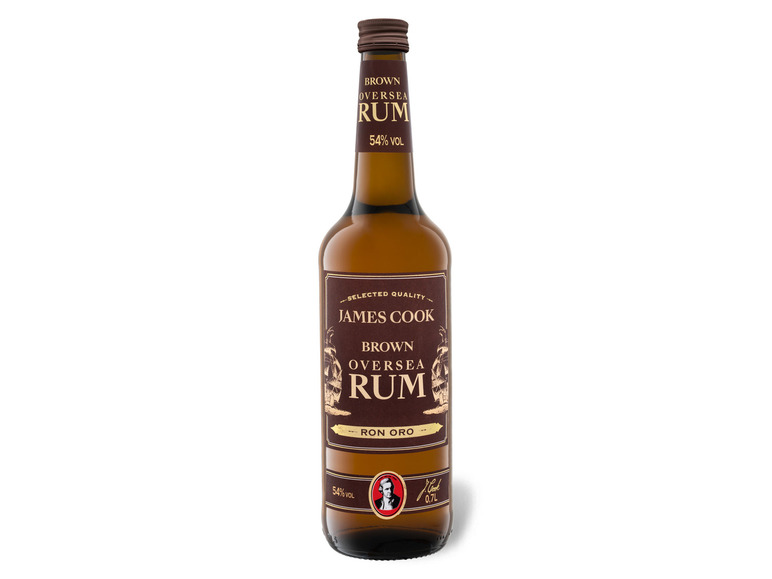 JAMES COOK Echter Übersee Rum 54% Vol