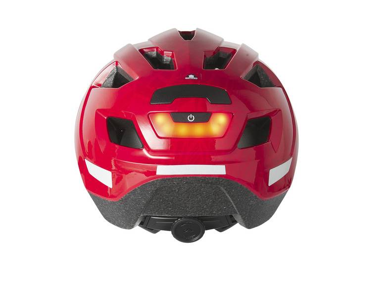 CRIVIT Kinder-Fahrradhelm, mit abnehmbarem Rücklicht Outlet