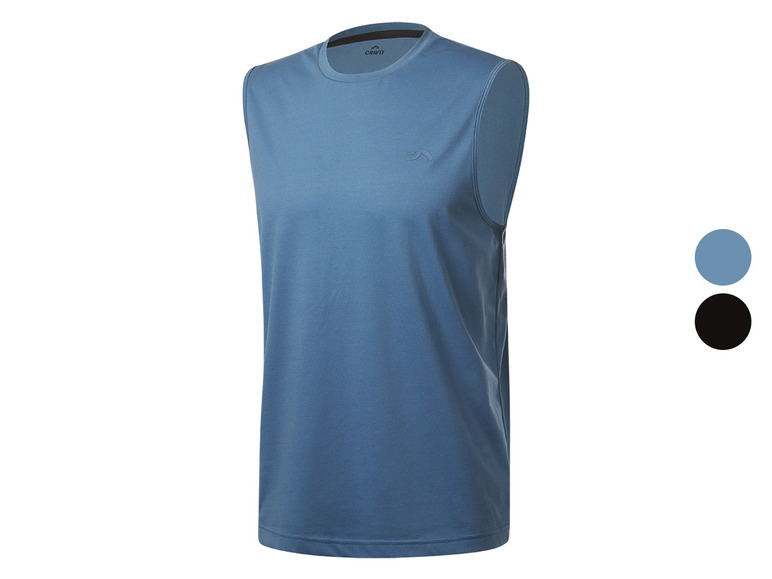 CRIVIT Herren Tanktop, schnelltrocknend und feuchtigkeitsableitend