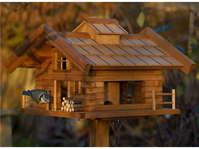 dobar Vogelfutterhaus »Tirol«, inkl. Standfuß, H 117 cm, aus Holz Angebote