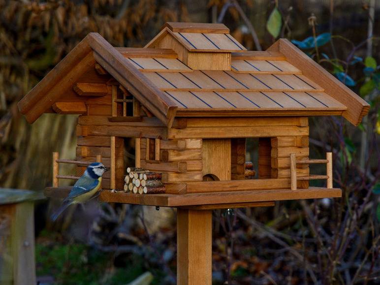 dobar Vogelfutterhaus »Tirol«, inkl. Standfuß, H 117 cm, aus Holz Angebote