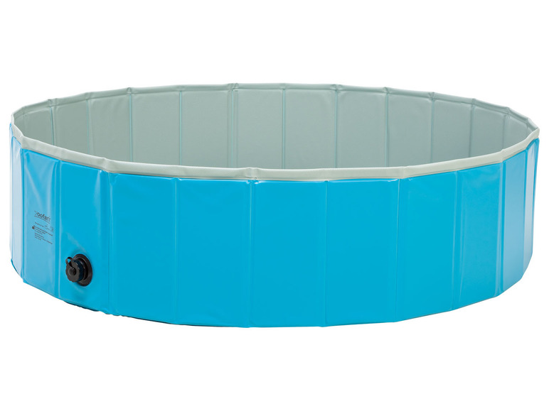 zoofari® Hundepool, Ø 120 x H 30 cm, mit Antirutsch-Boden