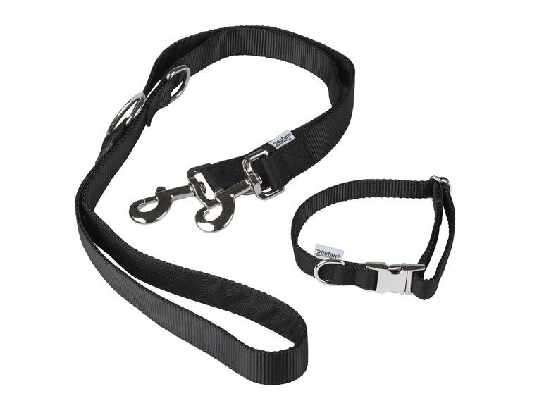 zoofari® Hundehalsband mit Hundeleine Blitzverkäufe