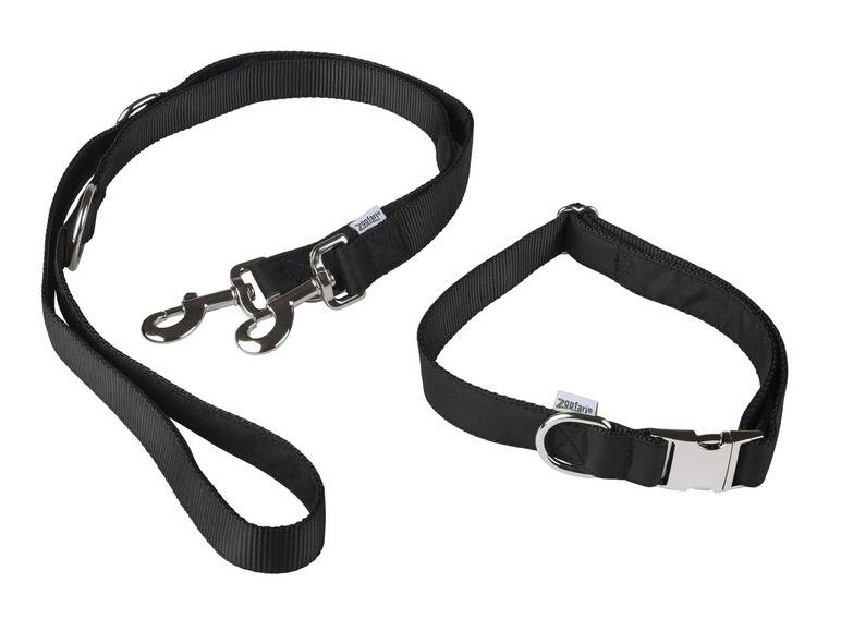 zoofari® Hundehalsband mit Hundeleine Blitzverkäufe