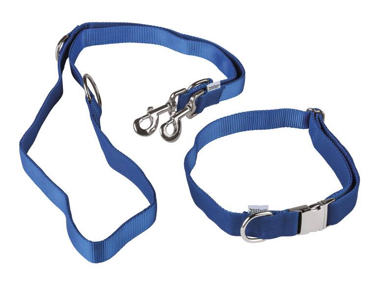 zoofari® Hundehalsband mit Hundeleine Blitzverkäufe