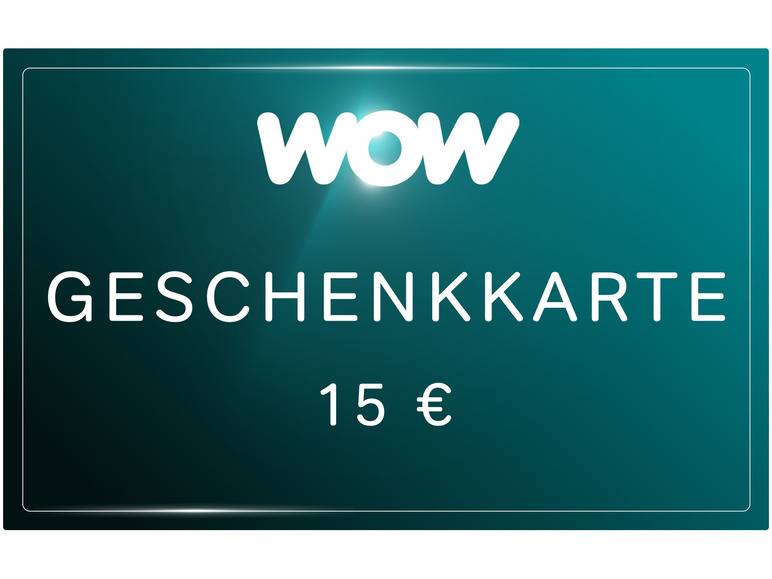 WOW Streaming Geschenkkarte 15€