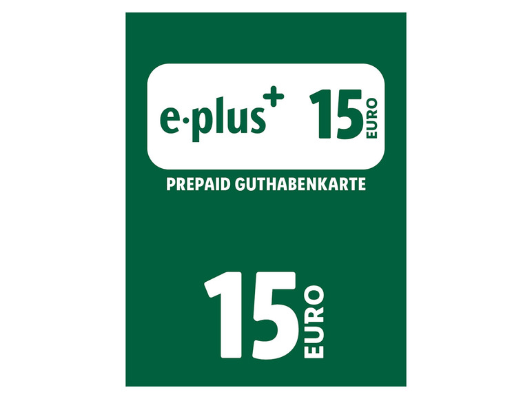 e-Plus Code über 15€