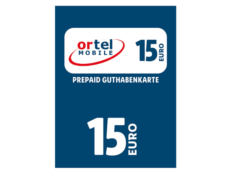 Ortel Mobile Code über 15 €