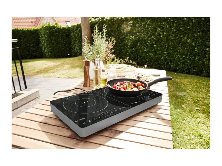 SILVERCREST® KITCHEN TOOLS Doppelinduktionskochplatte »SDI 3500 E1« Schlussverkauf