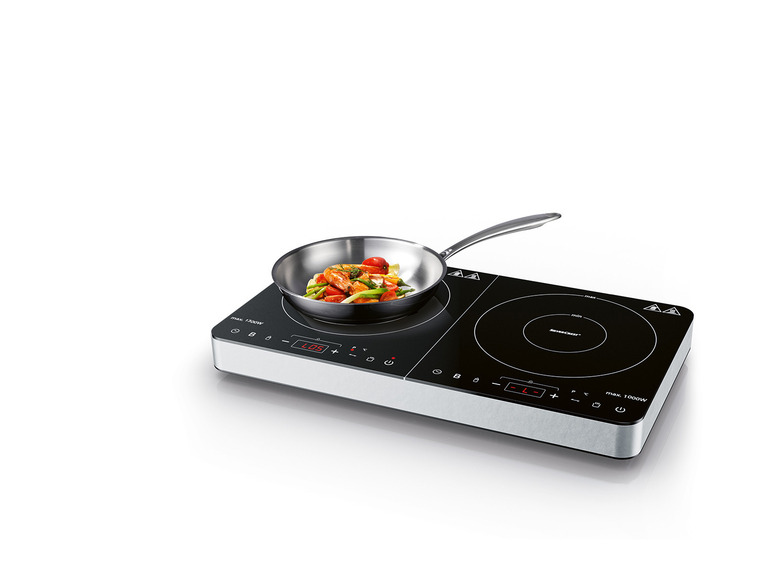 SILVERCREST® KITCHEN TOOLS Doppelinduktionskochplatte »SDI 3500 E1« Schlussverkauf
