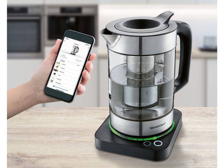 SILVERCREST® KITCHEN TOOLS Wasserkocher Smart »SWS 3000 A1«, 1,7 l Fabrikverkauf