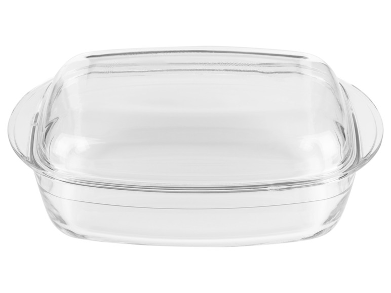 ERNESTO® Bräter mit Deckel, aus Borosilikatglas Limitierter Zeitrabatt