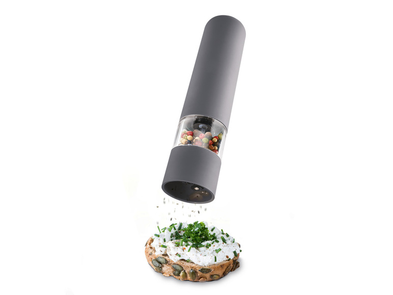 SILVERCREST® KITCHEN TOOLS Salz- oder Pfeffermühle, mit integriertem Licht Großer Ausverkauf