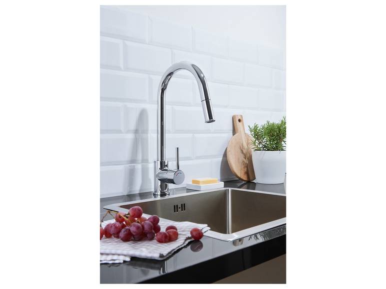 LIVARNO home Küchenarmatur, mit ausziehbarem Brauseschlauch Osterangebot