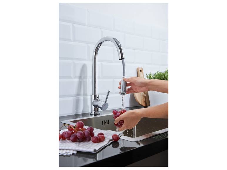 LIVARNO home Küchenarmatur, mit ausziehbarem Brauseschlauch Osterangebot