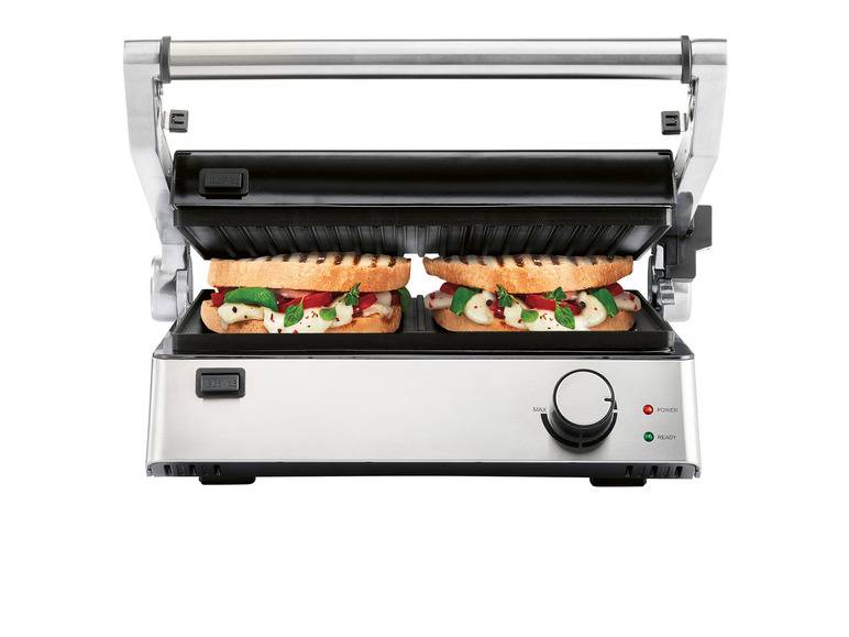 SILVERCREST® KITCHEN TOOLS 3-in-1: Kontaktgrill »SKGE 2000 D3«, 29 x 26 cm Jubiläumsangebot