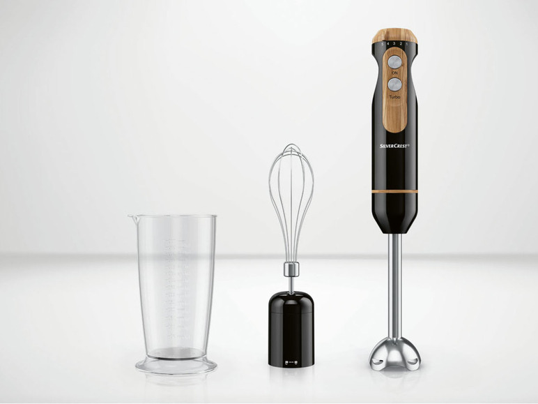 SILVERCREST® KITCHEN TOOLS Stabmixer-Set »SSSH 600 A1«, 3in1 mit Elementen in Holzoptik Neueste Mode