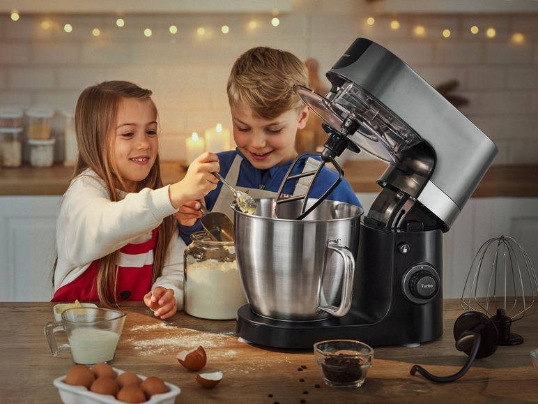 SILVERCREST® KITCHEN TOOLS Profi-Küchenmaschine »SKMP 1300 D3«, 1300 W Neuheiten