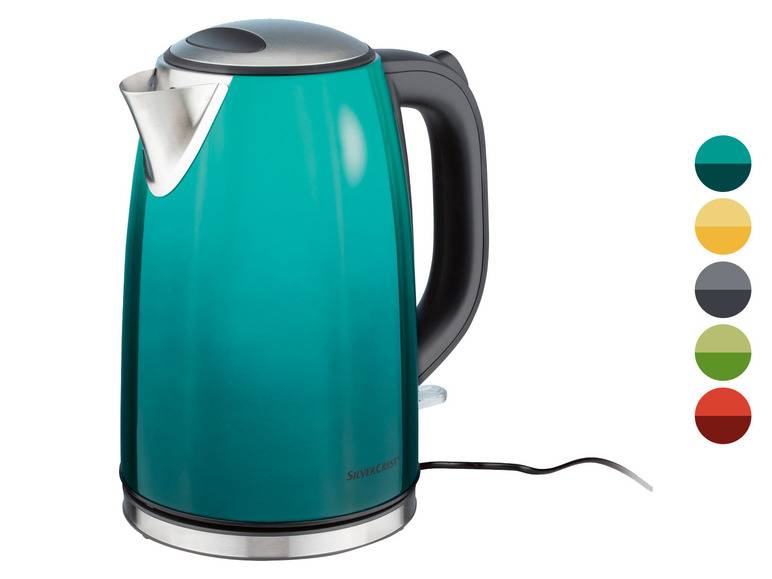 SILVERCREST® KITCHEN TOOLS Wasserkocher SWC 3100 B1, Edelstahl, 1,7 L