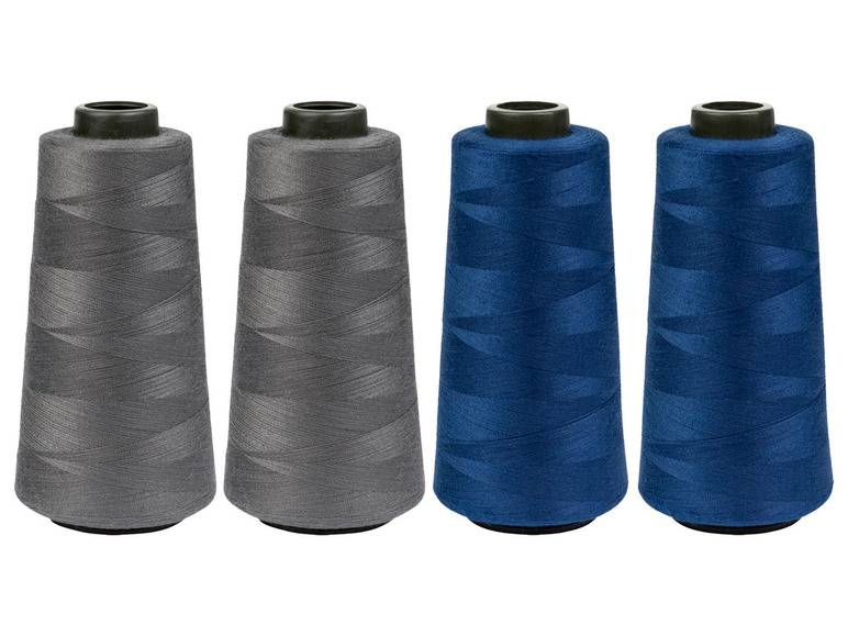 crelando® Overlock Nähgarn, 2.500 m, 4-teilig Super Sparpreis