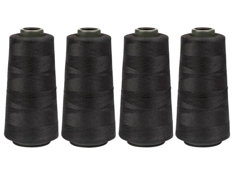 crelando® Overlock Nähgarn, 2.500 m, 4-teilig Super Sparpreis