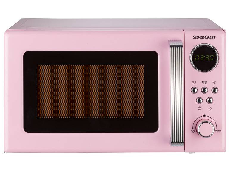 SILVERCREST® KITCHEN TOOLS Mikrowelle »SMWC 700 C1«, 17l, 700 W rosa Kostenlose Rückgabe