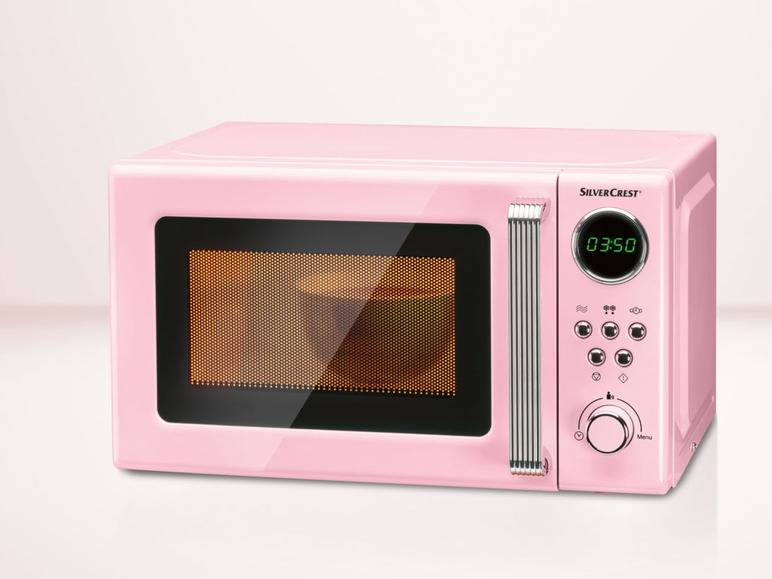 SILVERCREST® KITCHEN TOOLS Mikrowelle »SMWC 700 C1«, 17l, 700 W rosa Kostenlose Rückgabe