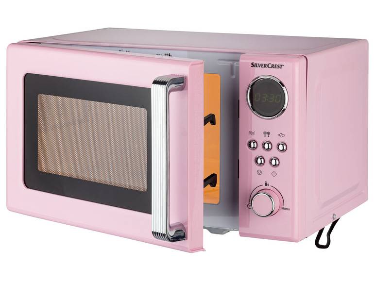 SILVERCREST® KITCHEN TOOLS Mikrowelle »SMWC 700 C1«, 17l, 700 W rosa Kostenlose Rückgabe