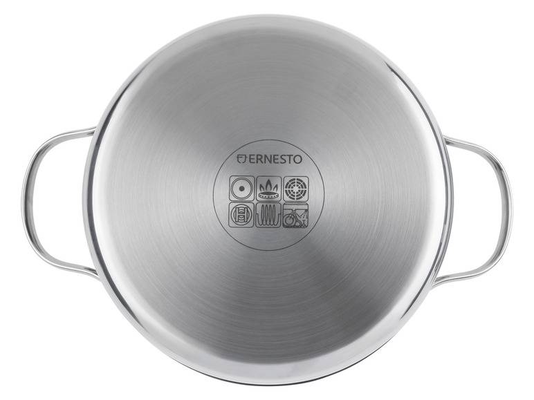 ERNESTO® Edelstahl-Topf, mit Deckel, Ø 20 cm JETZT KAUFEN