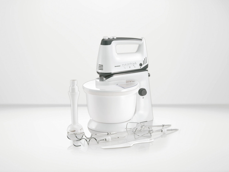 SILVERCREST® KITCHEN TOOLS Handmixer SHMS 300 C2 mit Schüssel und Spritzschutz Bis zu 50% Rabatt