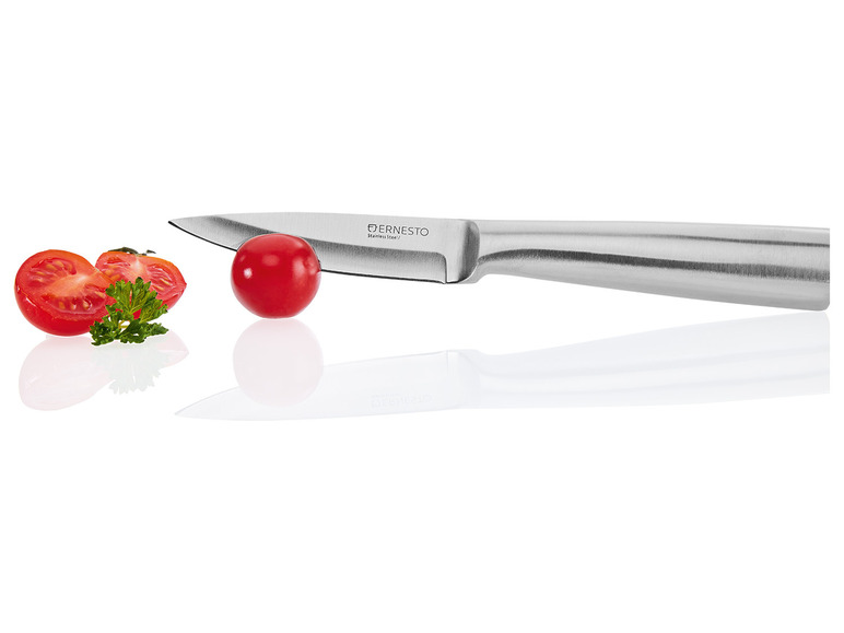 ERNESTO® Messer mit Bambus-Griff, Edelstahl-Griff Bis zu 60% Rabatt