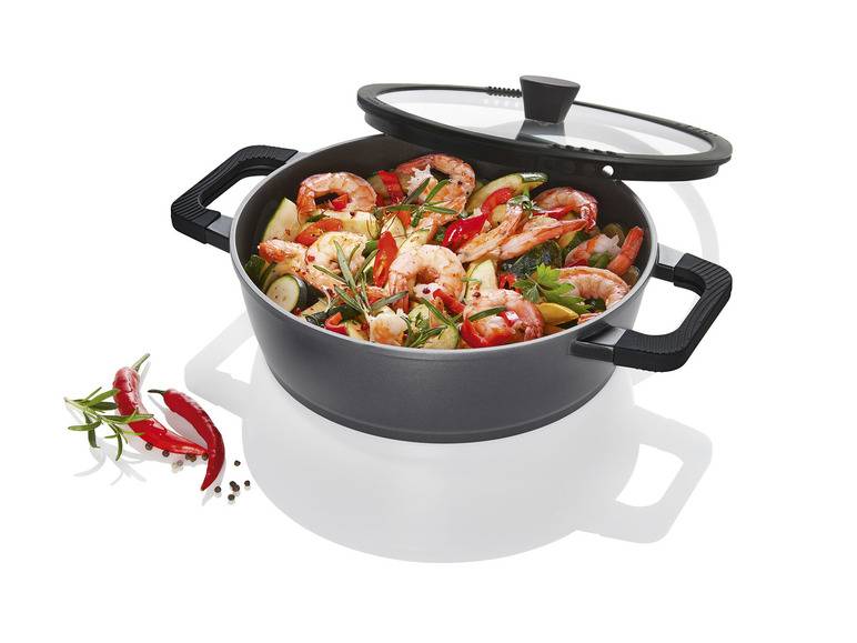 ERNESTO® Alu-Servierpfanne, Ø 28 cm 50% Rabatt mit kostenlosem Versand