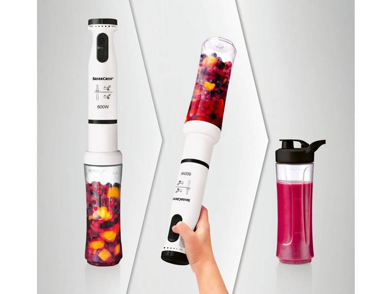 SILVERCREST® KITCHEN TOOLS Stabmixer »SSMS 600 A1«, mit Smoothiemakeraufsatz zollfrei