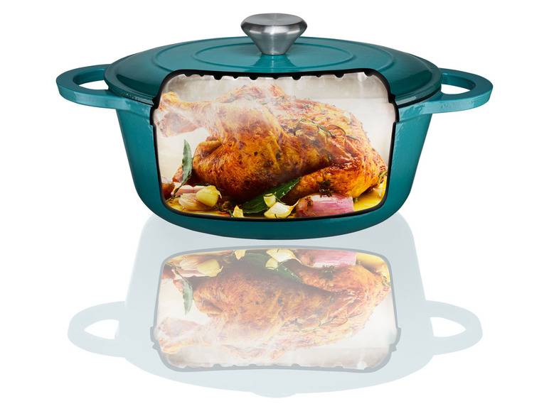 ERNESTO® Gusseisen-Bräter, oval Ø 25 cm Blitzverkäufe
