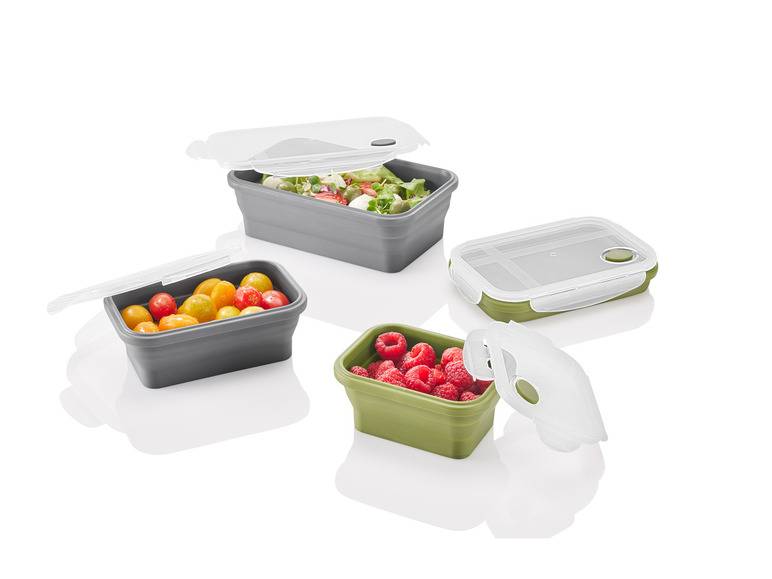 ERNESTO® Frischhaltedosen-Set, platzsparend faltbar Flash Sale