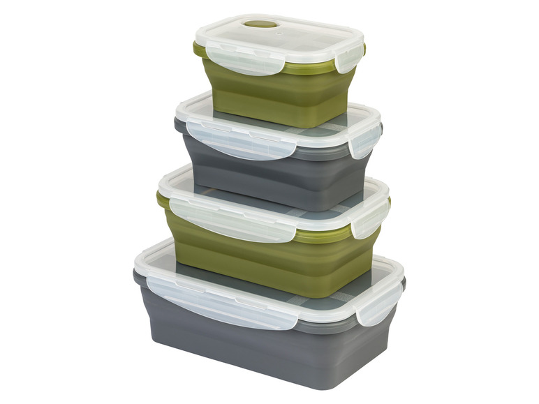 ERNESTO® Frischhaltedosen-Set, platzsparend faltbar Flash Sale