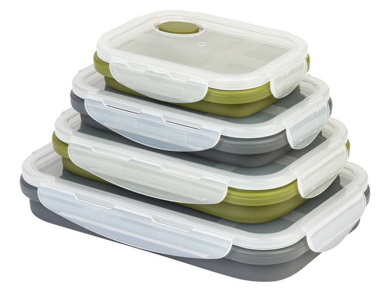 ERNESTO® Frischhaltedosen-Set, platzsparend faltbar Flash Sale
