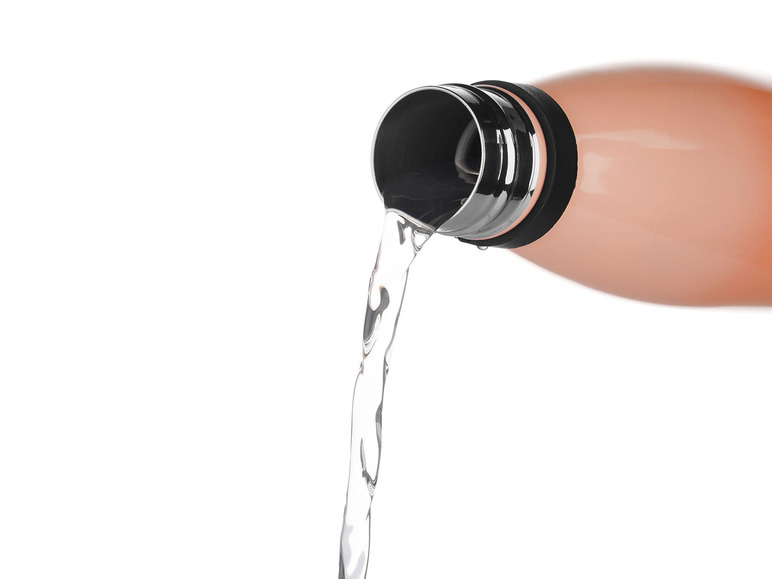 ERNESTO® Edelstahl-Isolierflasche, 0,5 l, mit Schlaufe Begrenztes Angebot