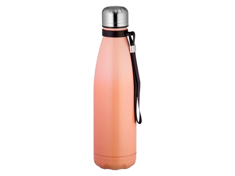 ERNESTO® Edelstahl-Isolierflasche, 0,5 l, mit Schlaufe Begrenztes Angebot