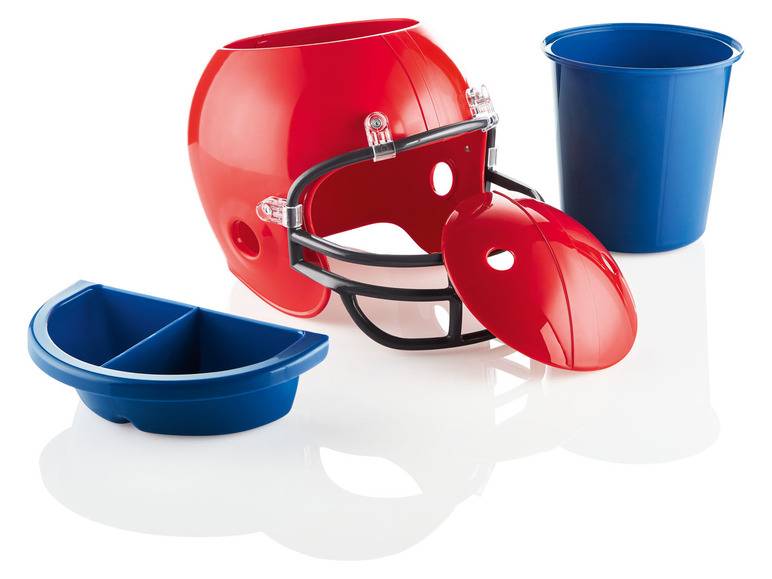 ERNESTO® Snackhelm, Football-Helm-Optik, herausnehmbare Behälter Valentinstagsangebot