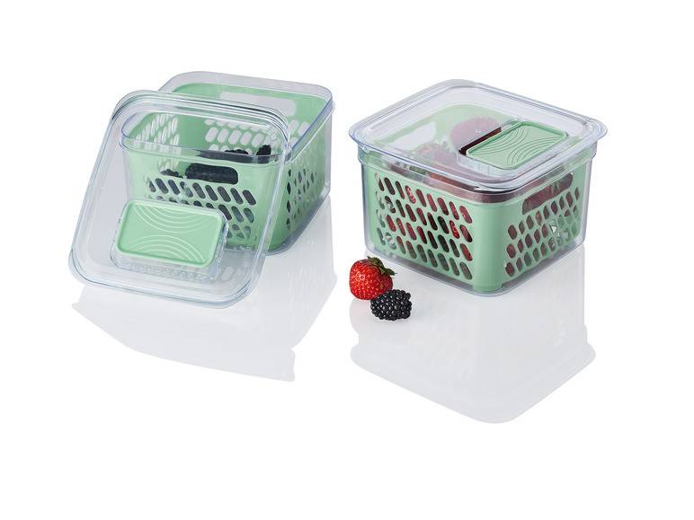 ERNESTO® Kühlschrankaufbewahrung Frischebox, mit Frischeventil Neueste Mode