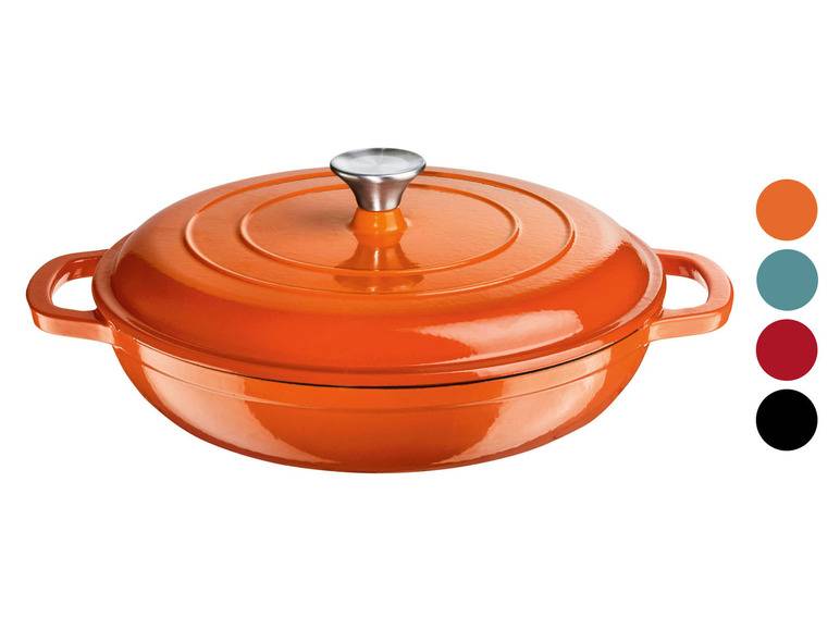 ERNESTO® Gusseisen-Servierpfanne, Ø 30 cm, mit Drop-System Exklusive Angebote