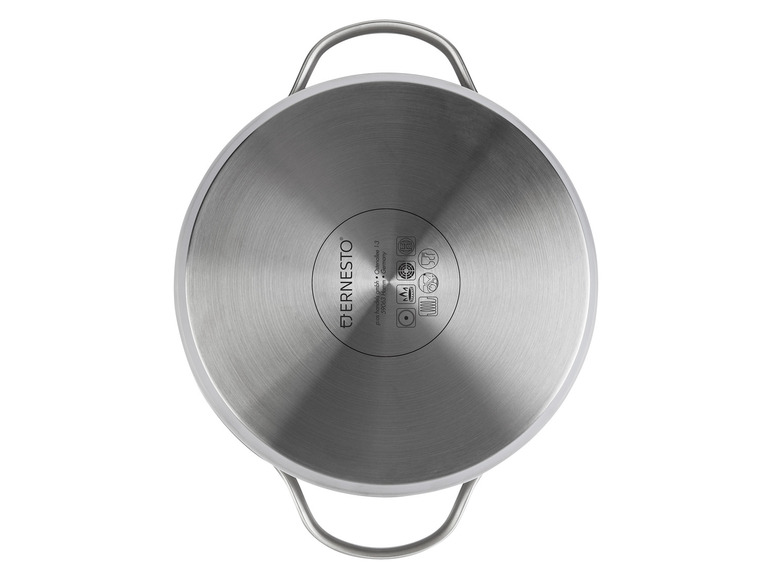 ERNESTO® Topfset Edelstahl, 6-tlg, mit Glasdeckel Neuheiten