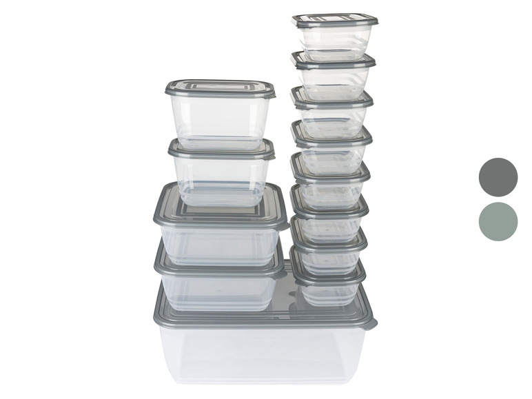 ERNESTO® Frischhaltedosen-Set, 13 Stück